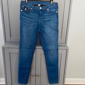 True Religion high waisted skinny jeans